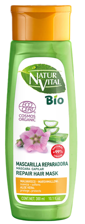 NATUR VITAL Bio Marshmallow & Aloe Vera plaukų kaukė, 300 ml