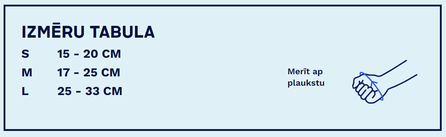 PULSAAR rankų raumenų ir sąnarių palaikymui, S dydžio pirštinės, 1 pora