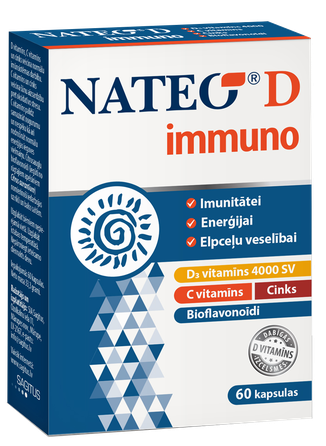 NATEO D immuno SV4000 kapsulės, 60 vnt.