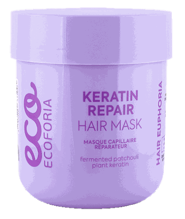 ECOFORIA Hair Euphoria Keratin Repair plaukų kaukė, 200 ml