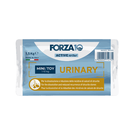 FORZA10 Active VetDiet Urinary MINI/TOY, šunims sausas pašaras, 1.5 kg