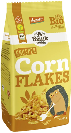 BAUCK HOF kukurūzų biodinaminiai dribsniai, 325 g