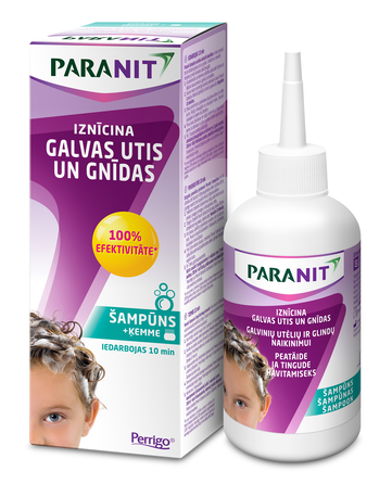 PARANIT nuo galvos utėlių ir glindų šampūnas, 200 ml