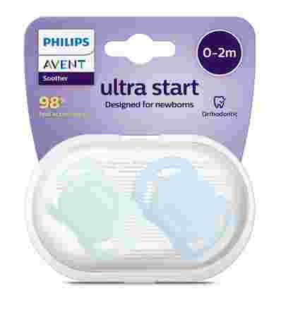 PHILIPS Avent Ultra Start Boys (0-2 m.) čiulptukas, 2 vnt.