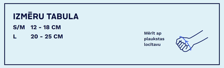 PULSAAR L Bamboo Charcoal Germanium riešo ortozė, 1 vnt.