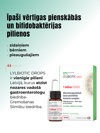 LYL BIOTIC Drops lašai, 10 ml