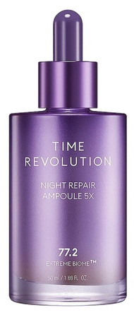 MISSHA Time Revolution Night Repair Ampoule 5x, naktinis serumas, 50 ml
