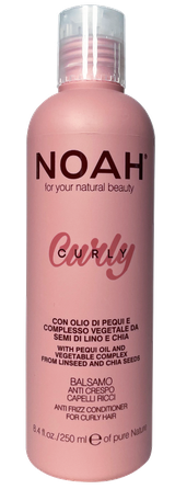 NOAH Curly Anti-Frizz garbanotiems plaukams kondicionierius, 250 ml