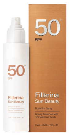FILLERINA  SPF 50+ su Fillerina 12 Hialurono rūgščių molekulėmis, dulksna, 200 ml