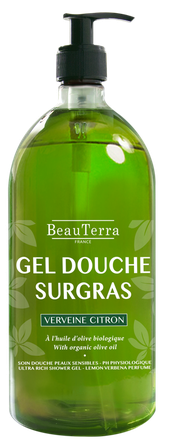 BEAUTERRA Verveine Citron  dušo gelis, 1000 ml