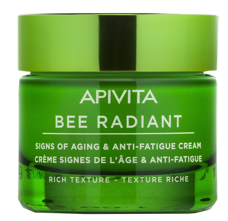 APIVITA Bee Radiant Signs of Aging & Anti-Fatigue Rich Texture kremas, 50 ml