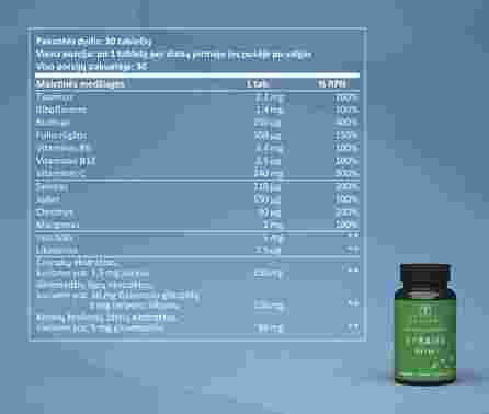 SAPIENS Multivitaminų Kompleksas Vyrams  tabletės, 60 vnt.