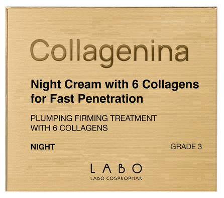 COLLAGENINA With 6 Collagens, Grade 3, Night veido kremas, 50 ml