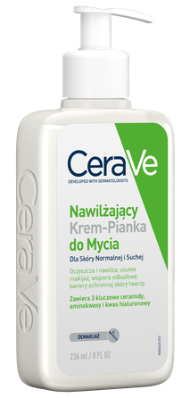 CERAVE Moisturising With Ceramides valomasis kremas, 236 ml
