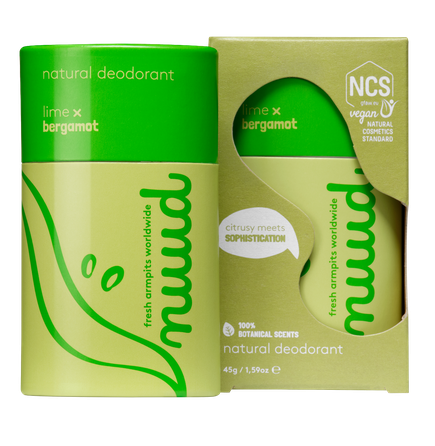 NUUD Lime&Bergamot dezodorantas, 45 g
