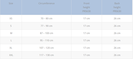 PRIM Spine Modular Low (XL dydis) juosmens-kryžkaulio nugaros diržas, 1 vnt.