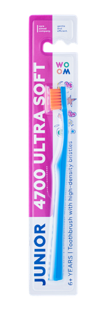WOOM Junior 4700 Ultra Soft dantų šepetėlis, 1 vnt.