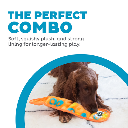 OUTWARD HOUND Sssupreme Snake, oranžinis, S žaislas, 1 vnt.