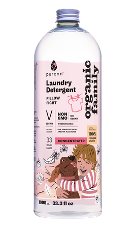 PURENN Pillow Fight, be kvapo skalbimo skystis, 1000 ml