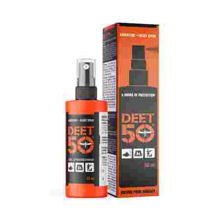 DEET 50, atbaido erkes, uodus, muses purškalas, 50 ml