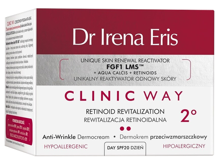 CLINIC WAY  2 Firming SPF 20 dieninis veido kremas, 50 ml