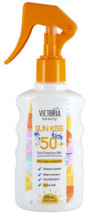 VICTORIA BEAUTY Sun Kiss SPF50+ vaikams apsauginis kremas nuo saulės, 200 ml