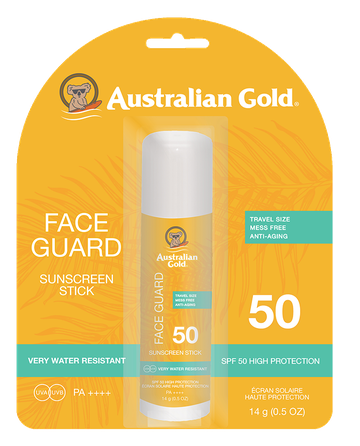 AUSTRALIAN GOLD SPF 50 apsauginis veido  pieštukas, 14 g