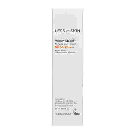 HOLIKA HOLIKA Less On Skin Vegan Shield Mineral SPF50+ apsauginis kremas nuo saulės, 50 ml