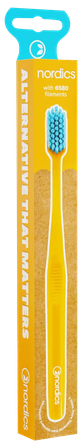 NORDICS Yellow dantų šepetėlis, 1 vnt.