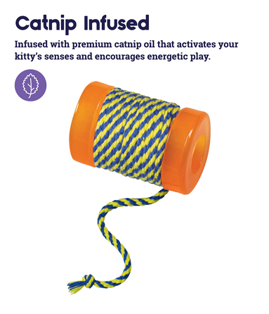 CATSTAGES Orkakat Catnip Infused Spoo, oranžinis žaislas, 1 vnt.