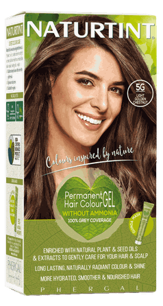 NATURTINT Light Golden Chestnut 5G ilgalaikiai be amoniako plaukų dažai, 1 vnt.