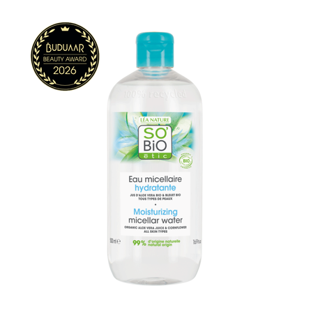 SO BIO ETIC raminantis ir drėkinantis micelinis vanduo, 500 ml