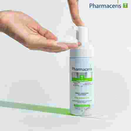 PHARMACERIS T Puri-Sebostatic valomosios putos, 150 ml