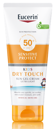 EUCERIN Sun Sensitive Protect SPF 50+ nuo saulės vaikams gelis-kremas, 200 ml