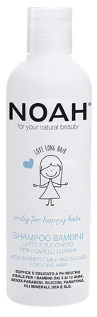 NOAH Kids Milk & Sugar Long Hair šampūnas, 250 ml