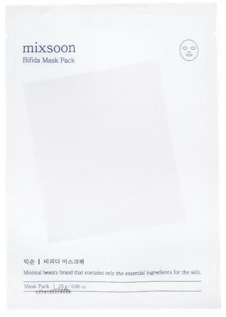 MIXSOON Bifida 25g audinių veido kaukė, 5 vnt.