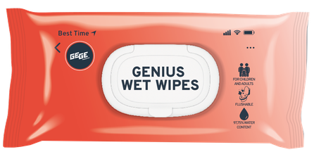 GEGE Genius drėgnos servetėlės, 60 vnt.
