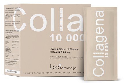 BIOFARMACIJA Collagena Joint 10 000 paketėliai, 20 vnt.