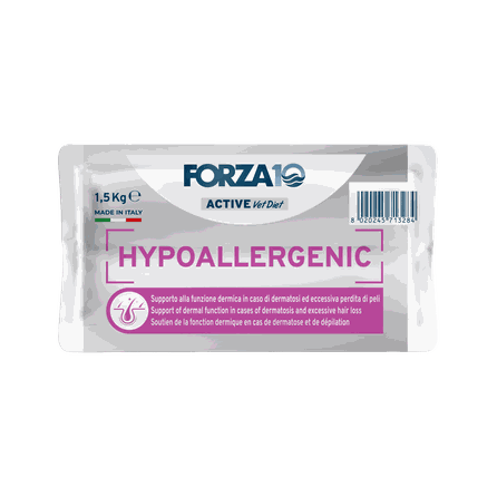 FORZA10 Active VetDiet Cat Hypoallergenic, katėms sausas pašaras, 1.5 kg