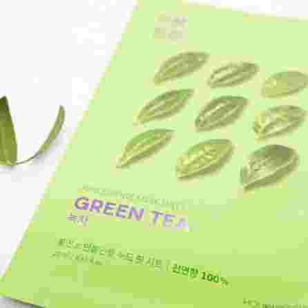 HOLIKA HOLIKA Pure Essence Green Tea veido kaukė, 23 ml