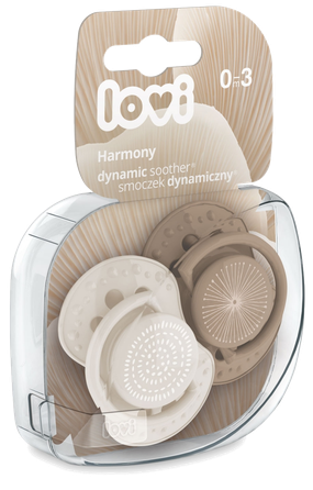 LOVI Harmony Girl, 0-3 mėn, mergaitiškas  čiulptukas, 2 vnt.
