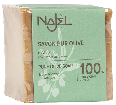 NAJEL Aleppo Grynas alyvuogių muilas, 200 g