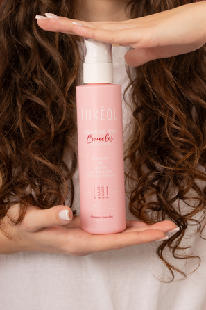 LUXEOL garbanotiems plaukams plaukų kremas, 250 ml