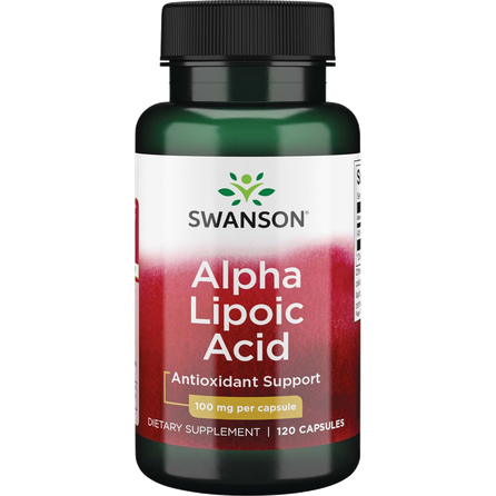 SWANSON Alfa lipoinė rūgštis 100 Mg kapsulės, 120 vnt.