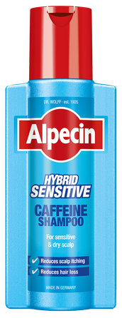 ALPECIN Hybrid Caffeine nuo plaukų slinkimo vyrams šampūnas, 250 ml