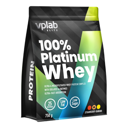 VPLAB 100% Platinum baltymų išrūgų mišinys milteliai, 750 g
