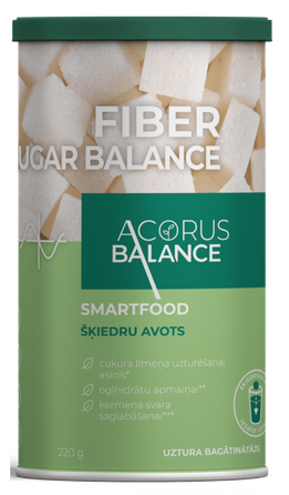 ACORUS BALANCE Fiber Sugar Balance milteliai, 220 g