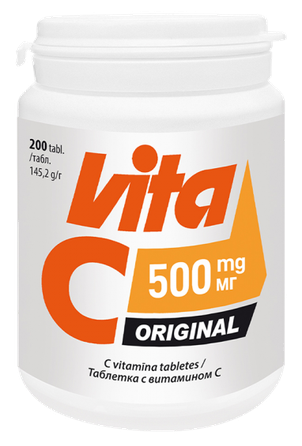 VITABALANS Vita C Original 500 mg tabletės, 200 vnt.