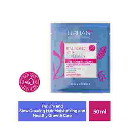 URBAN CARE Hyaluronic Acid & Collagen Pre-Wash plaukų kaukė, 50 ml