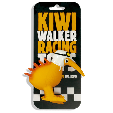KIWI WALKER švilpiantis, lateksinis, oranžinis, one size žaislas, 1 vnt.